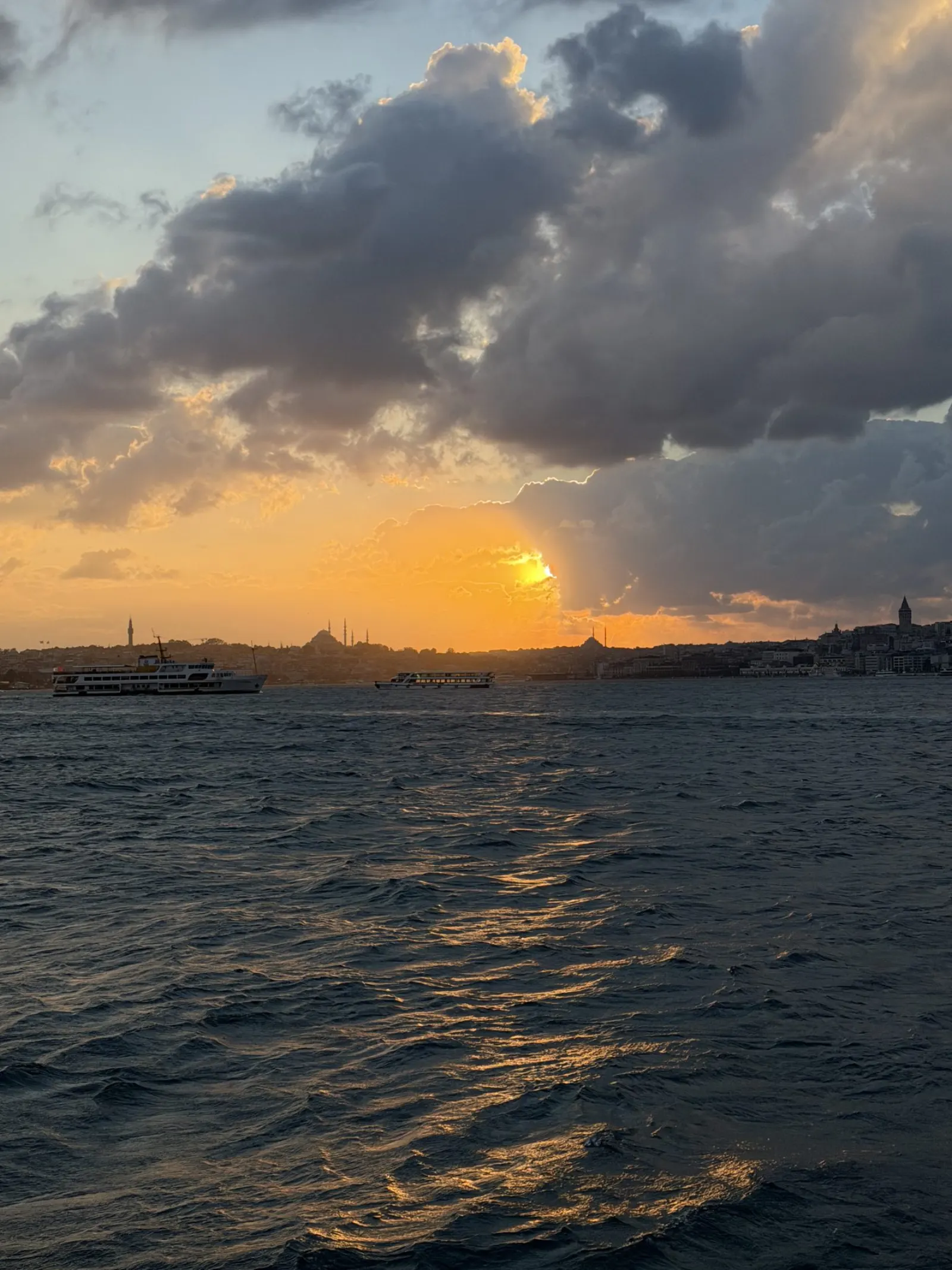 Guests arriving at Bosphorus cruise pier after hotel pickup